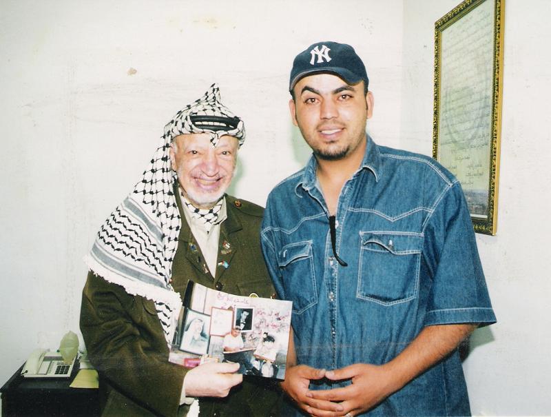 صورة لقرية الفالوجة - فلسطين: : Late Great Leader Yaser Arafat & Palestinian Portrait - Painter Waleed Abdul Karim Ayyoub 1
