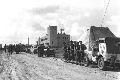 صورة لقرية الفالوجة - فلسطين: : صورة نادرة للفالوجة بعد توقيع الهدنة مع الجيش المصري في خريف 1949.#2