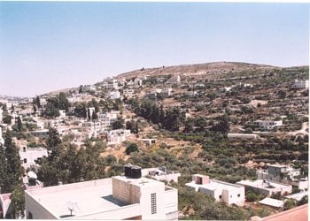صورة لقرية بيت دقو - فلسطين: : منظر عام من غرب القرية