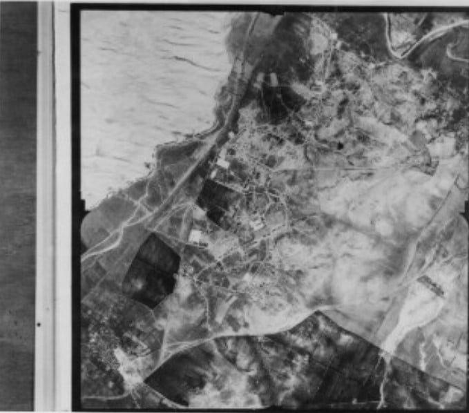صورة لمدينة بيت حنون - فلسطين: : صورة جوية لبيت حانون 1945
