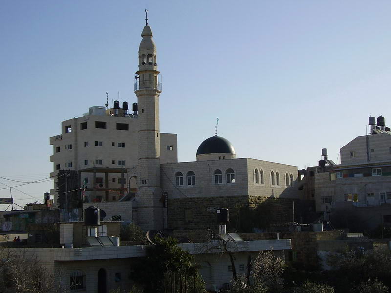 صورة لقرية بدو - فلسطين: : صورة لمسجد البلدة - منطقة النوادر