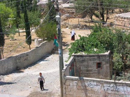صورة لقرية بلعين - فلسطين: : Inside the village