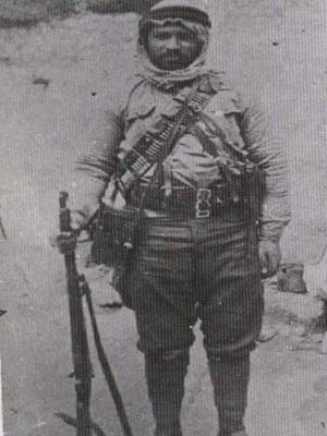 صورة لقرية سيلة الظهر - فلسطين: : القائد محمد الصالح الحمد الملقب بأبي خالد من سيلة الظهر استشهد عام1938