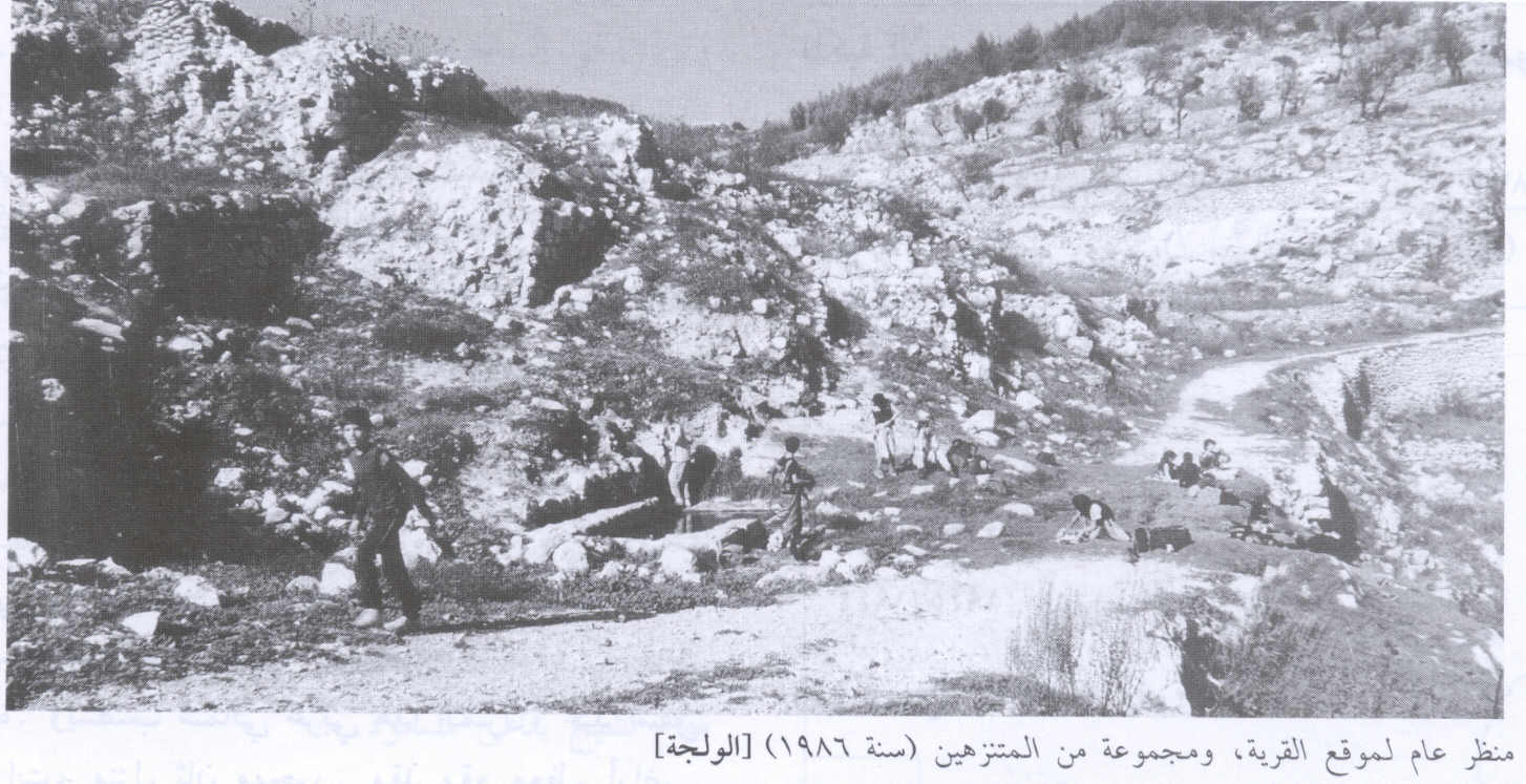 Picture for al-Walaja Village - Palestine: : A general view of the village site, 1986
