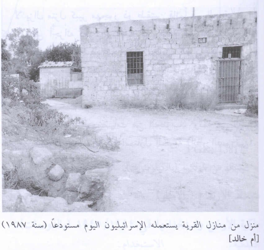 صورة لقرية ام خالد - فلسطين: : احدى البيوت المغتصبة. 1987